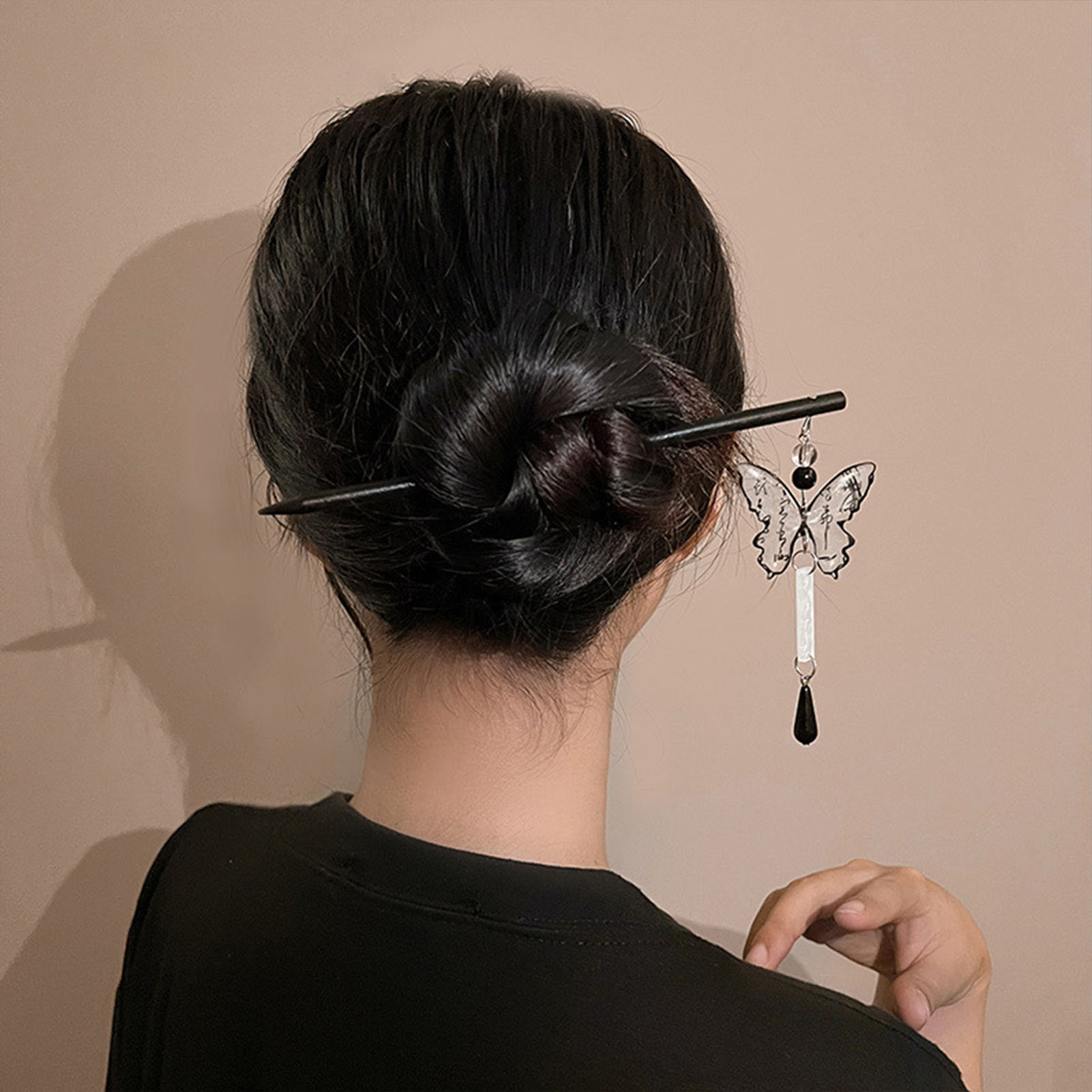 Hanbok Hair Pin - Forcina per capelli vintage con nappa