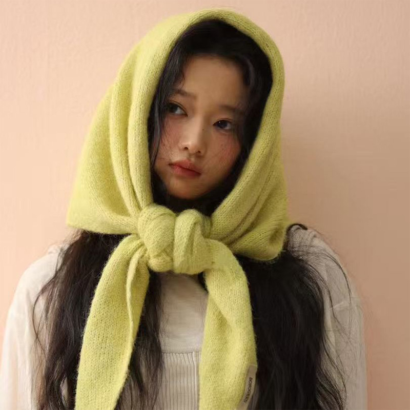 Korean Lifestyle Aesthetic - Sciarpa da donna invernale di grandi