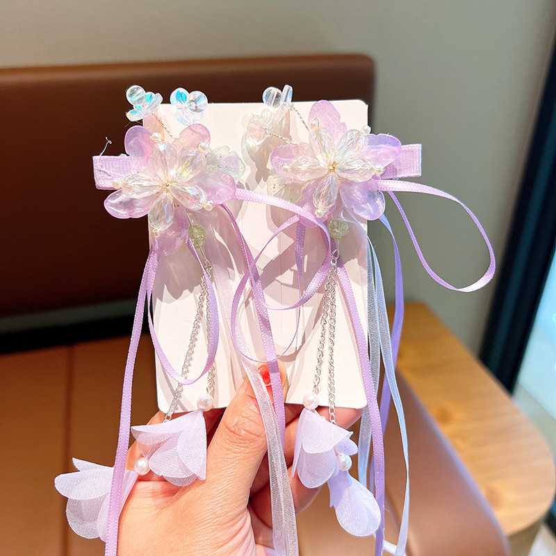 Hanbok Hair Pin - Fermaglio per capelli con nappa a
