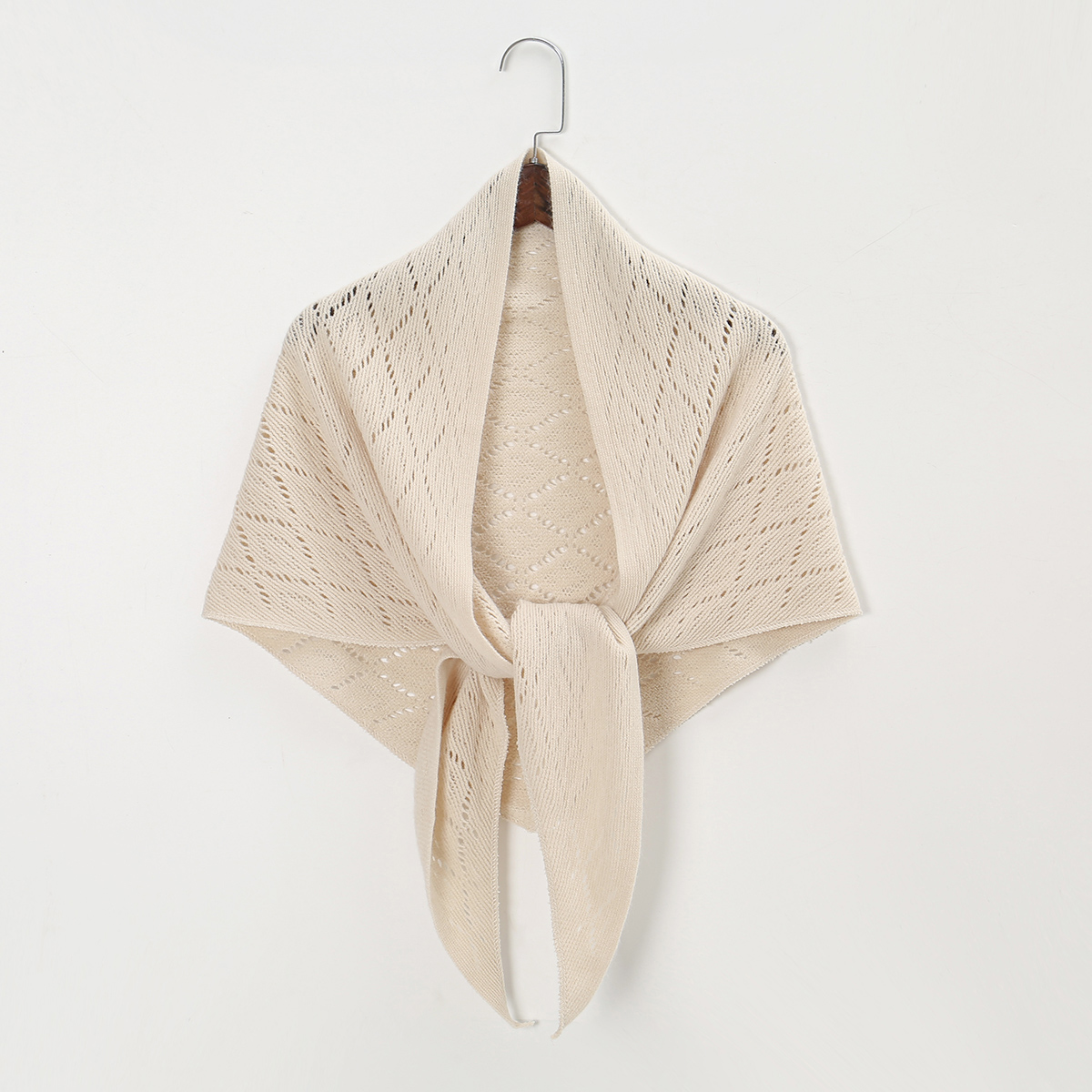 Korean Lifestyle Aesthetic - Scialle scavato a righe a forma