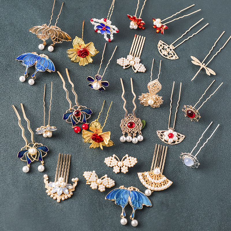 Hanbok Hair Pin - Forcina per capelli con fiore a
