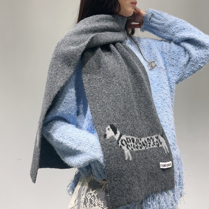 Sciarpa jacquard per cuccioli  - Korean Lifestyle Aesthetic recensione e prezzo
