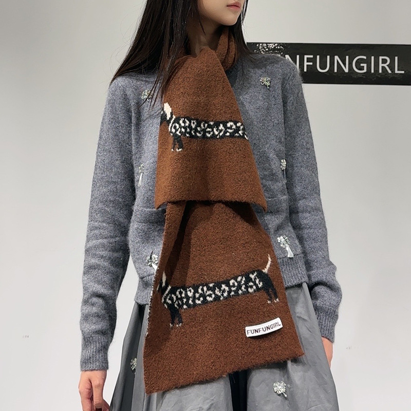Sciarpa jacquard per cuccioli  - Korean Lifestyle Aesthetic recensione e prezzo